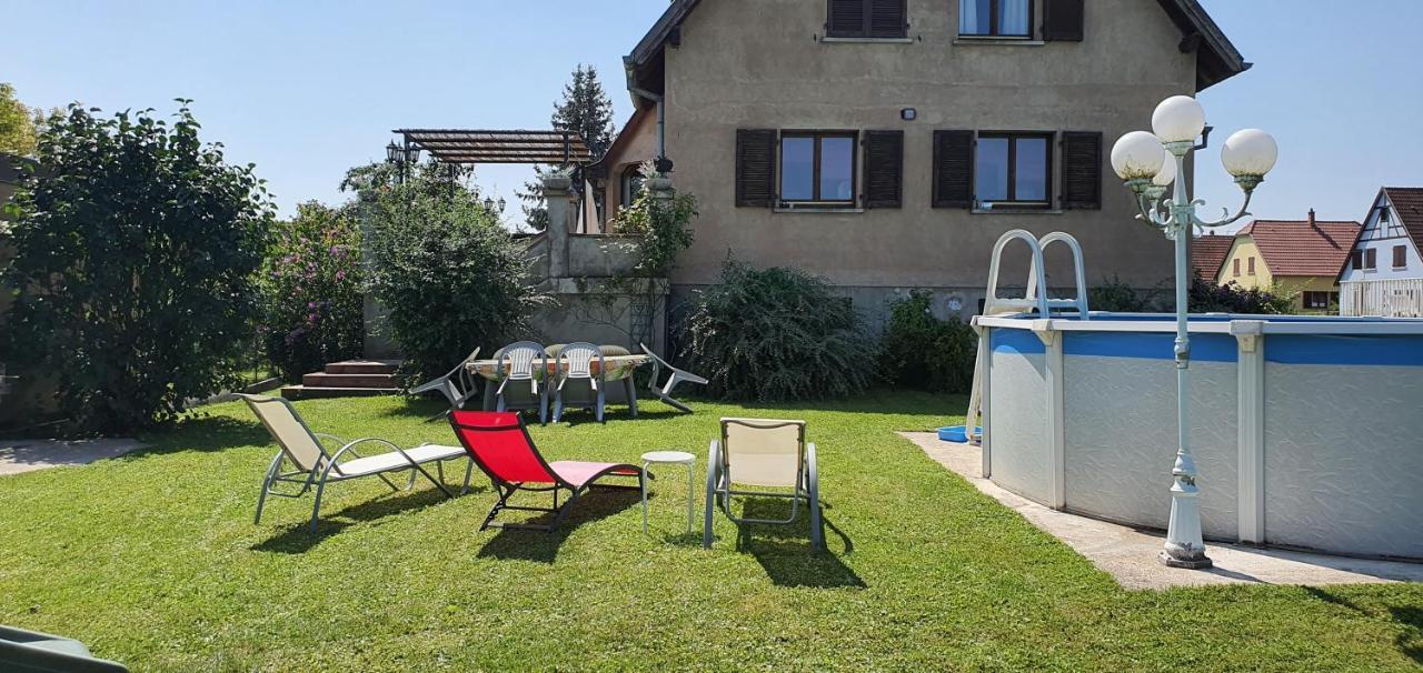 Maison De Vacances Avec Piscine, Proche Strasbourg Et Europa Park Sand Dış mekan fotoğraf